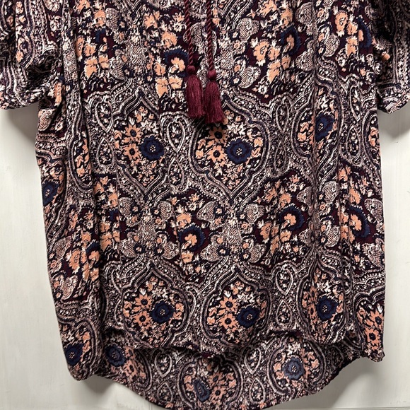 Lucky brand, blouse size large S/S - Picture 3 of 12